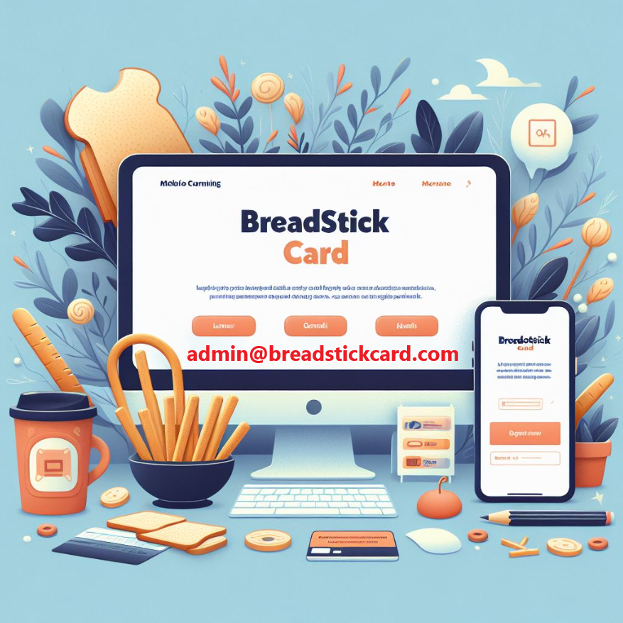 This is the landing page for breadstickscard.com